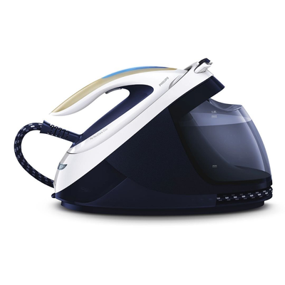 Philips perfectcare elite σύστημα σιδερώματος υψηλής πίεσης 7.5b 2700w 1.8l με τεχνολογία optimaltemp & πανάλαφρο σίδερο χρώμα μπλε άσπρο gc9635/20, , medium