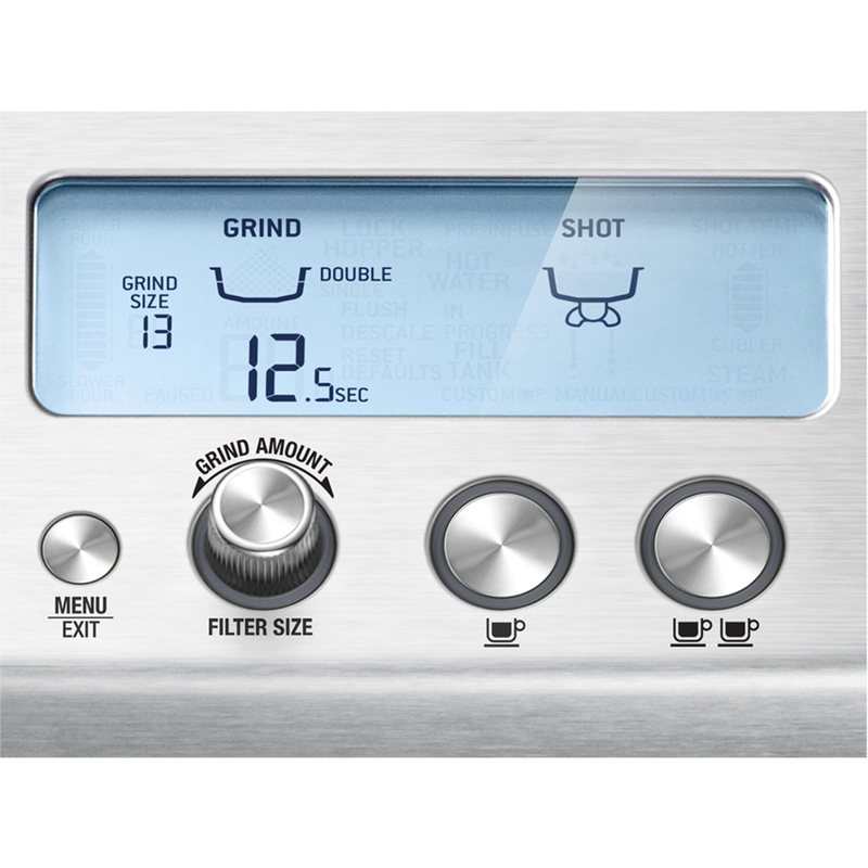 Sage ses878bss espresso machine 1680w pressure 15bar for espresso silver, , medium-null