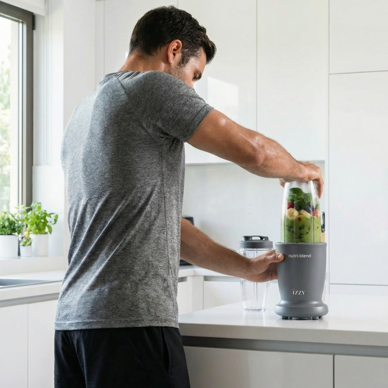 Izzy nutriblend smoothies blender grey iz-6503-null