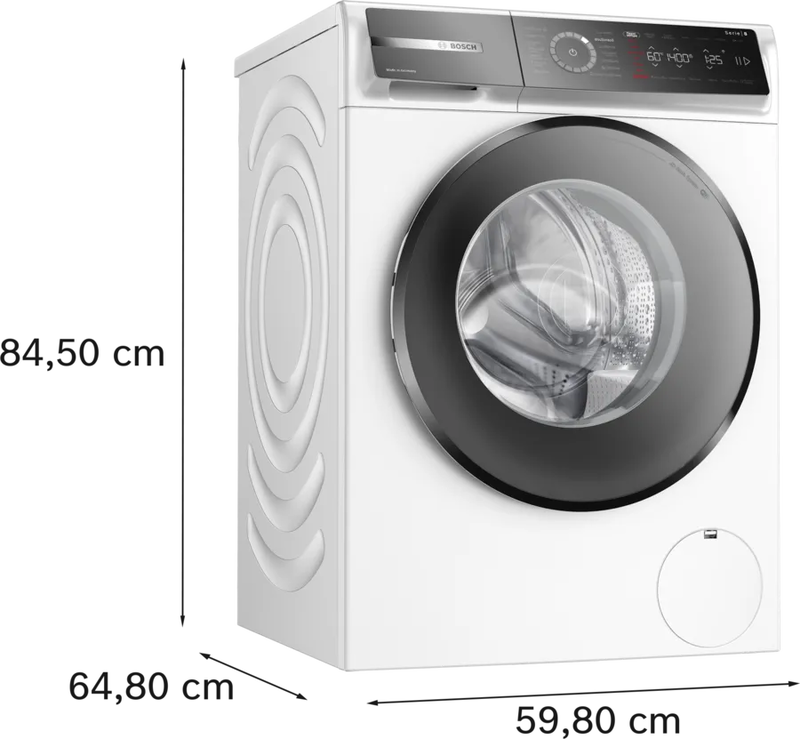 Bosch washing machine 10kg &sigma;&epsilon;&iota;&rho;ά 8 with steam 1400 rpm wgb25411gr, 5 years quarantee-null