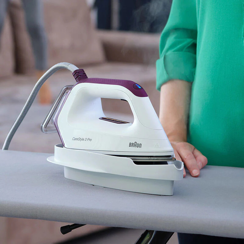 Braun is3155vi steam iron 2400w with eloxalplus soleplate and continuous steam supply 125G/min-null
