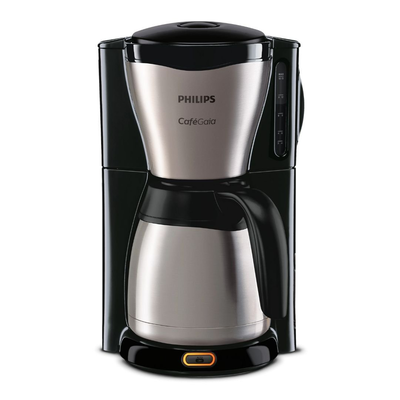 Philips café gaia καφετιέρα φίλτρου 1000w με χωρητικότητα 1.3l, κανάτα-θερμός & αυτόματη διακοπή inox hd7546/20, , medium