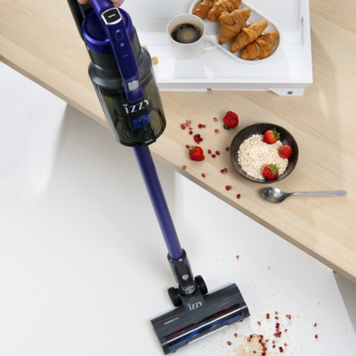 Izzy iz-4008 stick vacuum 29.6v 55 min 1.2l eco & boost functions black, , medium