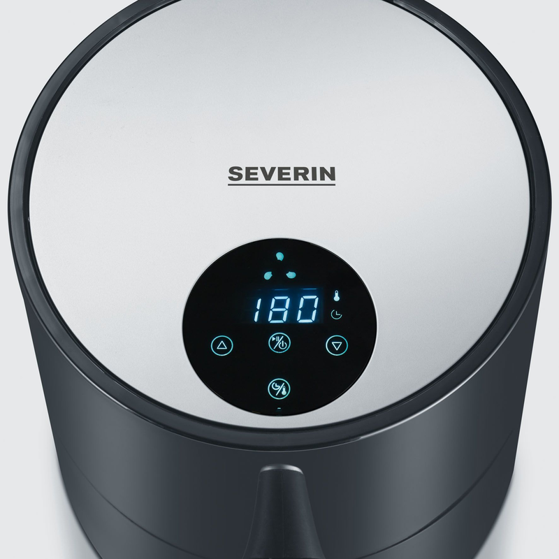 Severin Air fryer led display 1.8l black fr 2455, , medium-null
