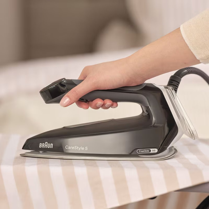Product image: Braun carestyle 5 σύστημα σιδερώματος πίεσης 7.5bar 2400w με δοχείο 2lt σε μαύρο, , medium-null