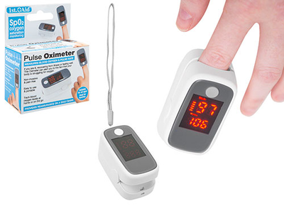 Finger pulse oxymeter