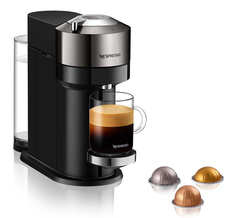Nespresso vertuo next coffee machine deluxe chrome-null