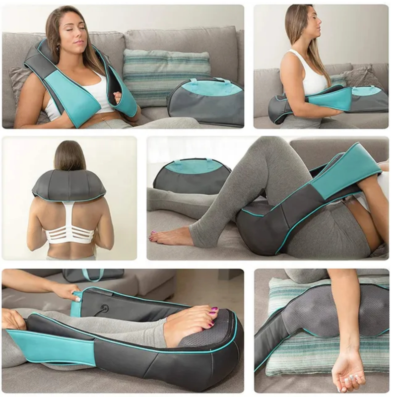 Shiatsu μασάζ με θερμαινόμενο 3d μαξιλάρι- songen massage shawl, , medium-null
