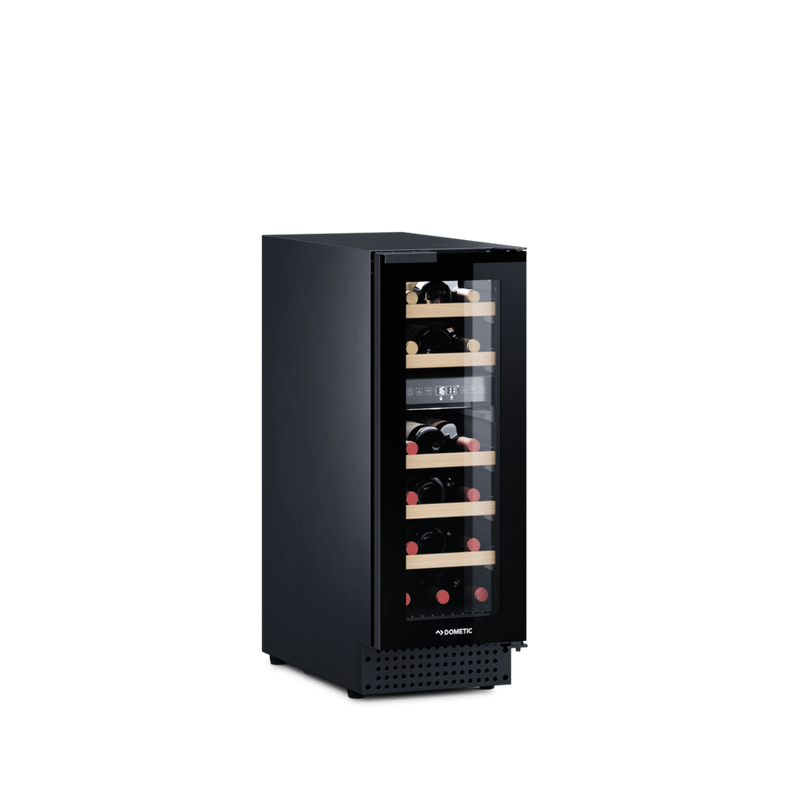 Dometic d18b compressor wine cooler, dual-zone, freestanding or built-in, 18 bottles, , medium-null