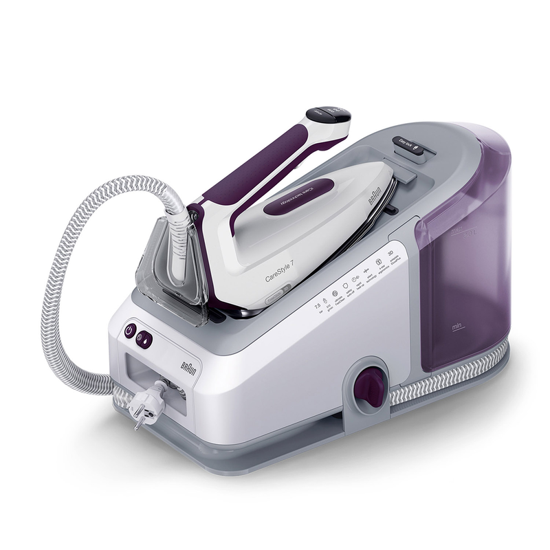 Braun carestyle 7 is7266vi steam iron 2700w with eloxalplus soleplate and continuous steam supply 160g/min-null