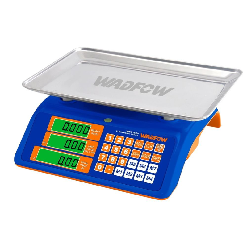 Product image: Wadfow επαγγελματική ηλεκτρονική ζυγαριά 30kg με απόκλιση 2g & led οθόνη, , medium-null