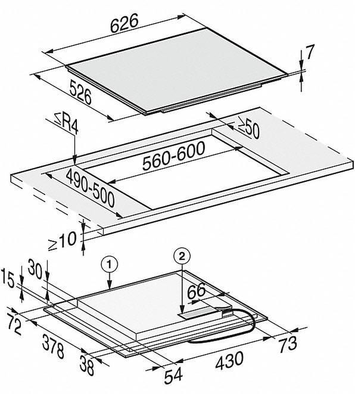 E&pi;&alpha;&gamma;&omega;&gamma;&iota;&kappa;ή &epsilon;&sigma;&tau;ί&alpha; miele km 7464 fr 60 cm, 11022890, , medium-null