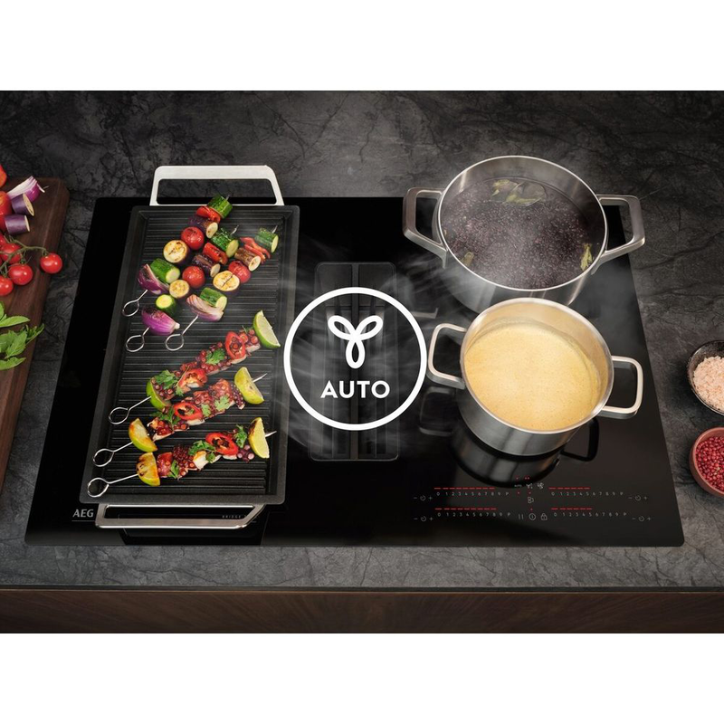 Aeg induction hob with integrated ventilation system, , medium-null