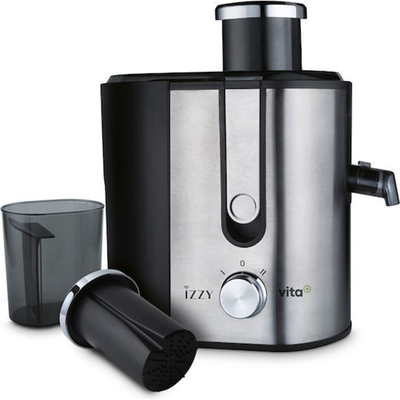 Izzy 222472 my-624 vita+ αποχυμωτής 600w inox ασημί