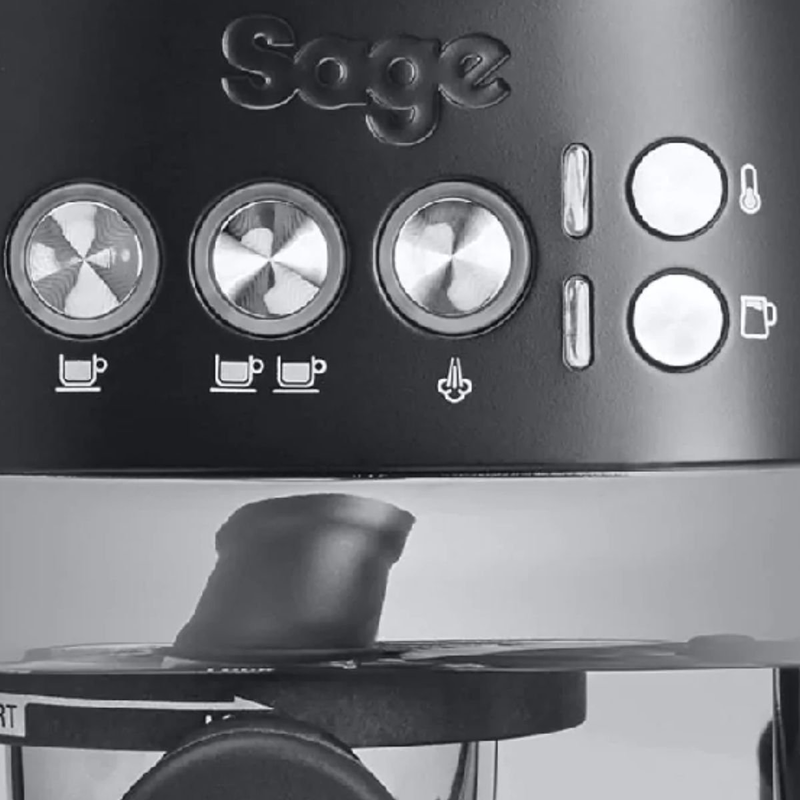 Product image: Sage the bambino plus premium μηχανή espresso 1600w 12 bar με αφαιρούμενο δοχείο νερού 1.9l, auto milq & σε 3” θέρμανση, μαύρο, , medium-null