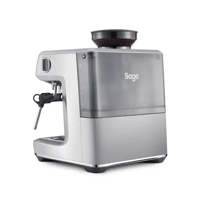 Sage ses876bss4guk1 espresso &mu;&eta;&chi;&alpha;&nu;ή 1850w &pi;ί&epsilon;&sigma;&eta;&sigmaf; 15bar &gamma;&iota;&alpha; espresso &mu;&epsilon; &mu;ύ&lambda;&omicron; silver, , medium-null