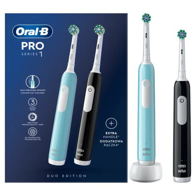 Oral-b pro series 1 black-blue toothbrush