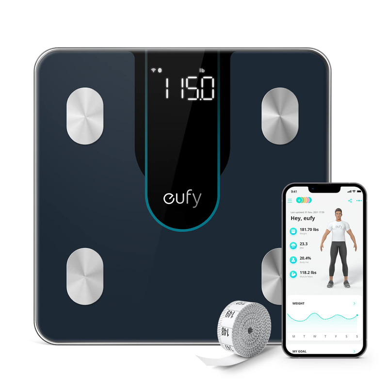Product image: Anker eufy home smart scale p2 pro black, , medium-null