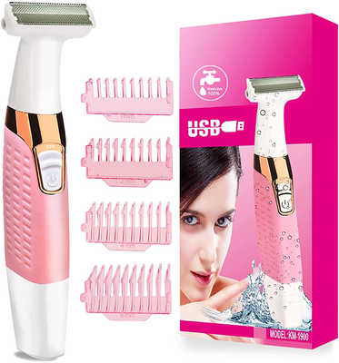 Kemei eyebrow trimmer USB wet and dry for women km-1900, , medium