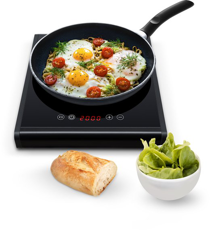 Steba hk 25 επιτραπέζια εστία κεραμική μονή μαύρη, , medium-null