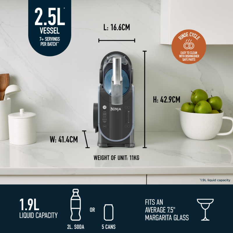 Ninja slushi machine for frozen drink maker 800w, , medium-null