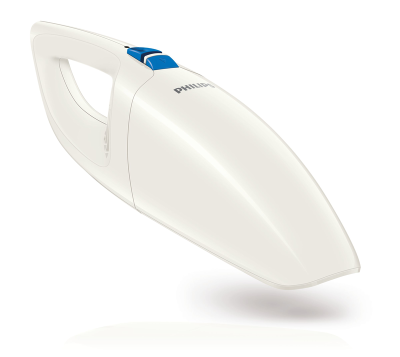 Philips fc6150/01 rechargeable handheld vacuum 75w 0.5l brush & crevice tool, , medium-null