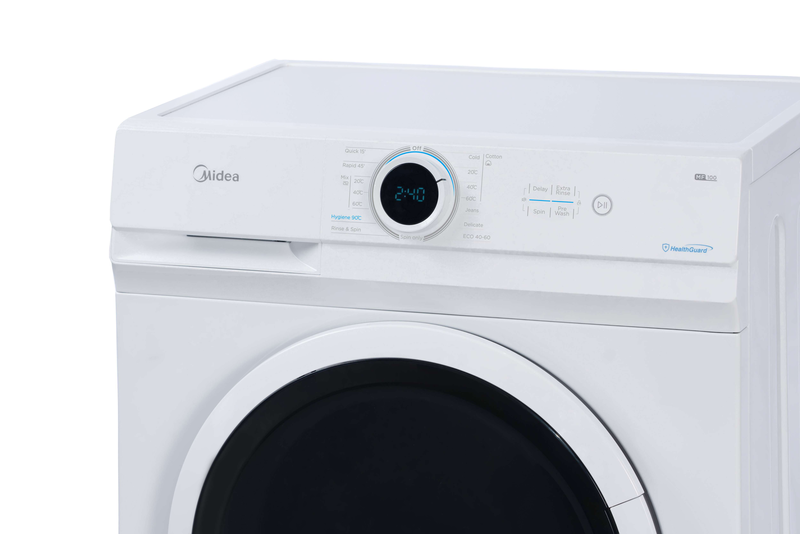 Midea washing machine 7kg lunar dial series model mf100w70b/w-cy, 1400rpm, , medium-null