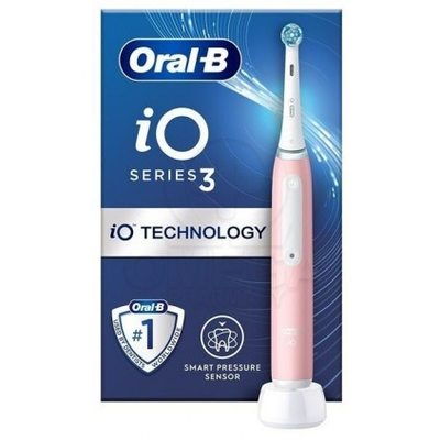 Oral b io series 3 magnetic pink toothbrush, , medium