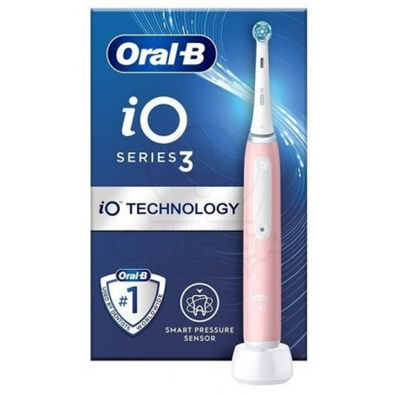 Oral b io series 3 magnetic pink toothbrush, , medium-null