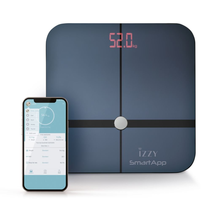 Izzy smart app body scale iz7005, , medium-null