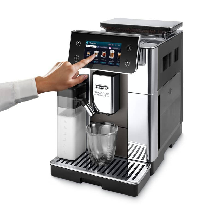 Delonghi ecam630.75tsm espresso &mu;&eta;&chi;&alpha;&nu;ή 1450w &pi;ί&epsilon;&sigma;&eta;&sigmaf; 19bar &gamma;&iota;&alpha; espresso &kappa;&alpha;&iota; cappuccino silver-null