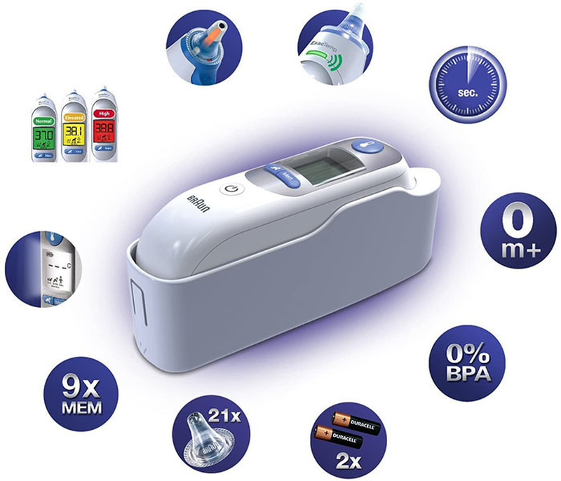 Braun lf40 thermoscan hygiene cap 40pcs, , medium image number null