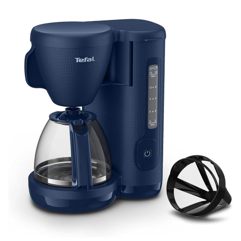 Product image: Tefal morning coffee filter 1000w 1.25l blue cm2m1410, , medium-null