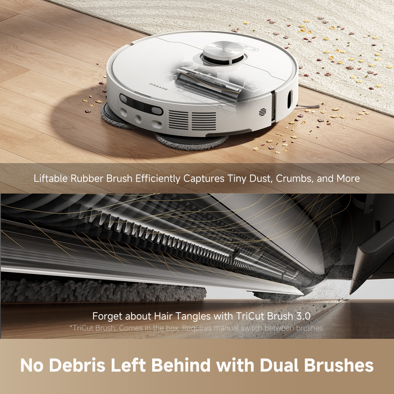 Dreame l40 ultra ae robot vacuum with mapping and autoempty white-null