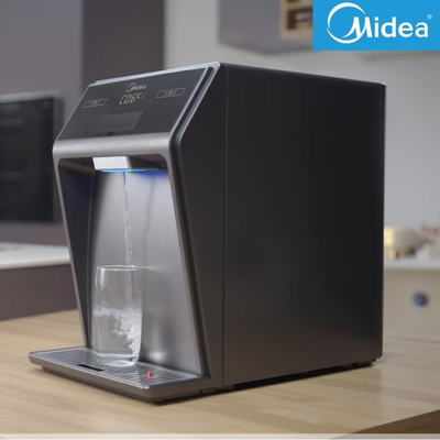 Midea jl2345t-e-iot επιτραπέζιο ψυγείο νερού με Wi-Fi και uv αποστείρωση – μαύρο, , medium