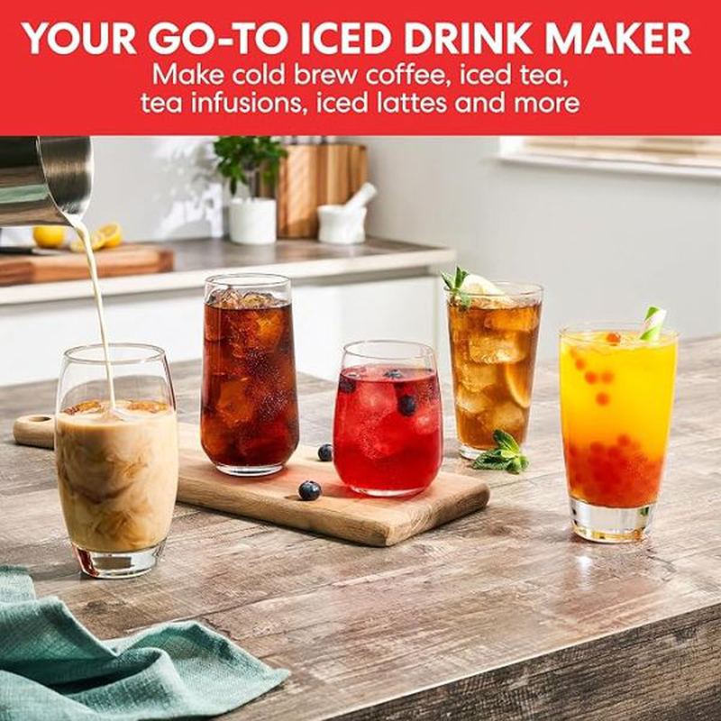 Instant cold brewer coffee and iced tea maker image number null