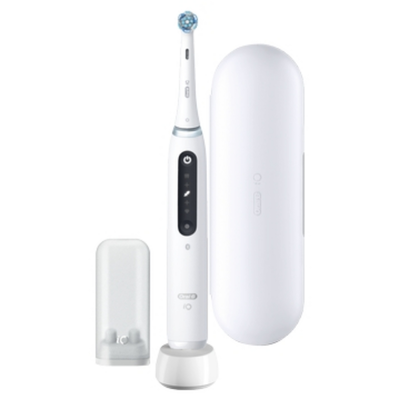 Oral-b io 5 rechargeable electric toothbrush - white, , medium