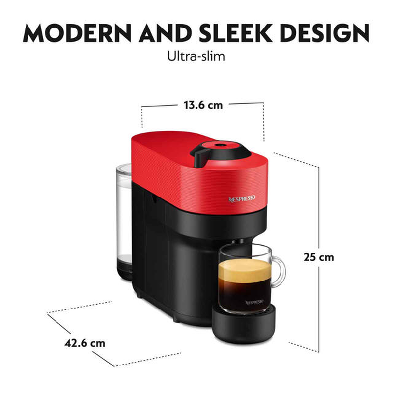 Nespresso vertuo pop espresso &mu;&eta;&chi;&alpha;&nu;ή 1260w red-null