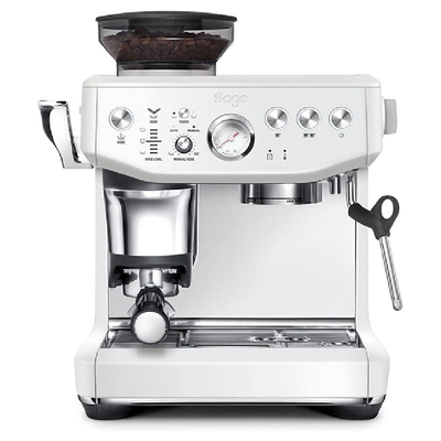 Sage ses876sst4guk1 barista express fully automatic coffee machine, White, medium