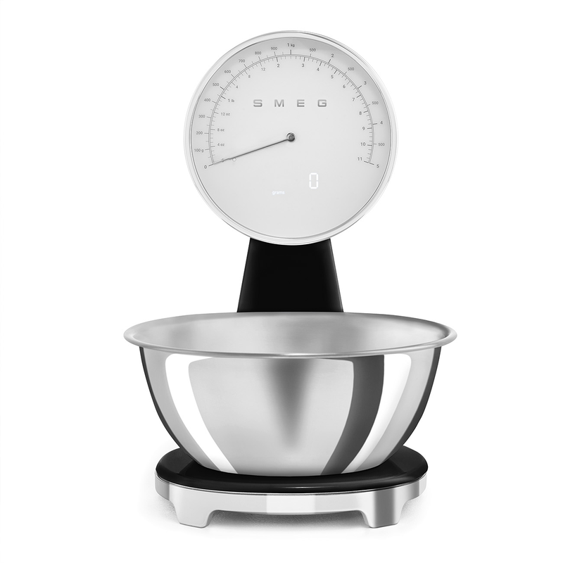 Smeg analog and digital kitchen scale black ksf01blww, , medium-null