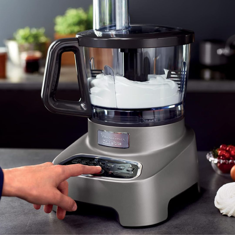 Product image: Moulinex double force digital πολυκόφτης 1000w με χωρητικότητα μπολ 3l, διπλό μοτέρ, έξυπνο ψηφιακό έλεγχο & τεχνολογία λεπιδών powelix life fp827e27, , medium-null