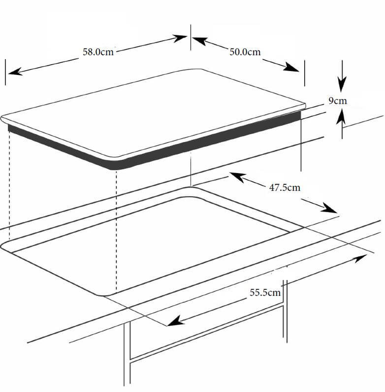 Berklays gas hob btab4gwss2, , medium-null