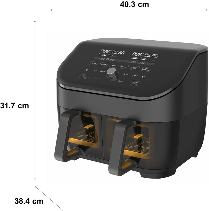 Instant pot Air fryer 7.6l charcoal vortex plus 140-3110-01-uk, , medium-null
