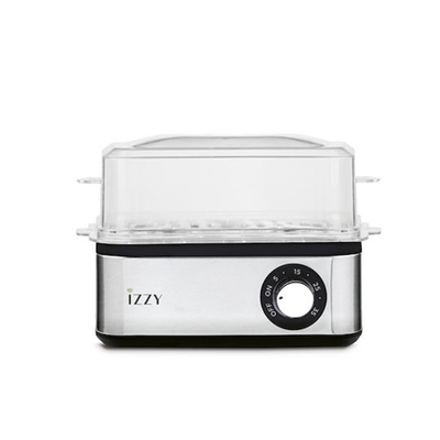 Izzy 2223932 iz-8201 βραστήρας αυγών 8 θέσεων 600w ασημί