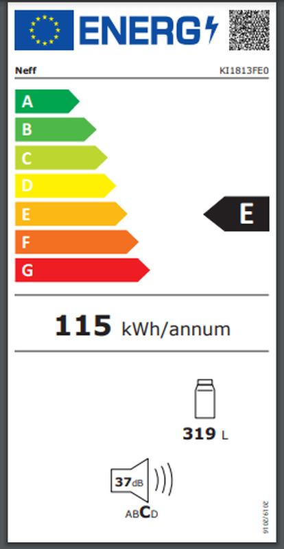 Neff n 70 fridge integrated 177.5 x 56 cm ki1813fe0, , medium-null