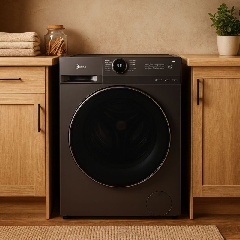Midea &pi;&lambda;&upsilon;&nu;&tau;ή&rho;&iota;&omicron; &rho;&omicron;ύ&chi;&omega;&nu; 8kg lunar series &mu;&epsilon; steam care, turbo wash, 1400 &sigma;&tau;&rho;&omicron;&phi;έ&sigmaf; & Wi-Fi, &sigma;&kappa;&omicron;ύ&rho;&omicron;&sigmaf; &gamma;&rho;&alpha;&phi;ί&tau;&eta;&sigmaf; mf200w80wb/t-cy, , medium-null