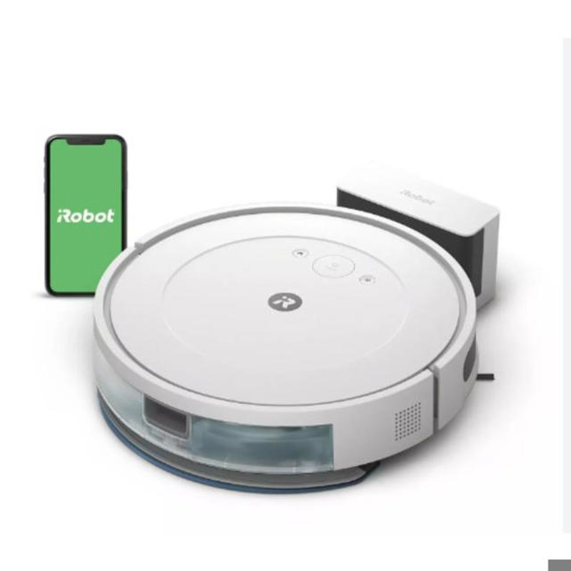 Irobot roomba combo robot vacuum with mapping carpet cleaning Wi-Fi white, , medium-null