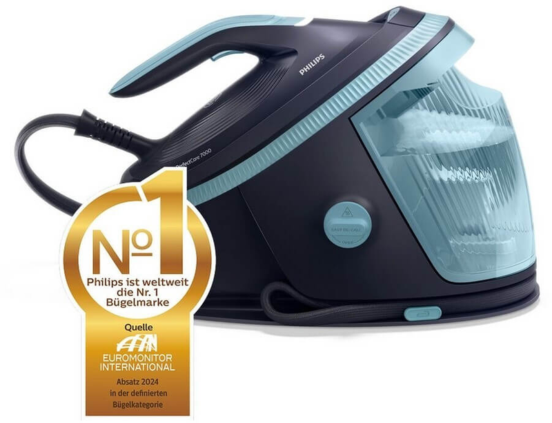 Philips psg7200/20 steam system 3120 w  8.5 bar 160 gr/min sole plate material:  steamglide elite, , medium-null