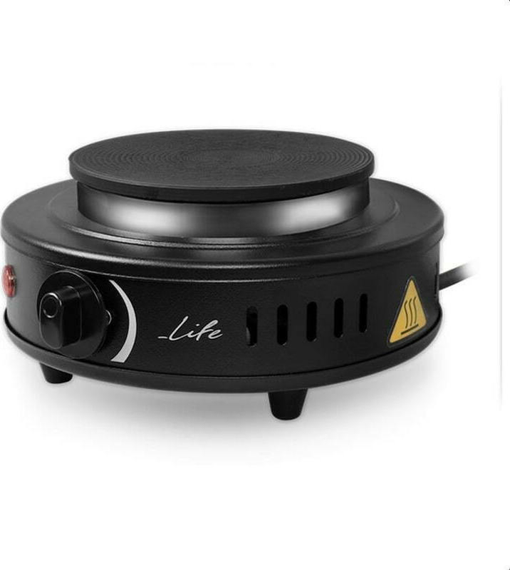 Life mataki 221-0183 electric hot plate 500w black, , medium-null