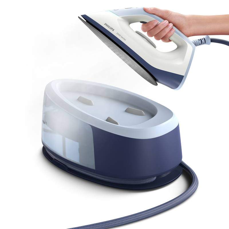 Philips psg3000/20 steam iron 2600w with ceramic soleplate and continuous steam supply 120g/min, , medium-null